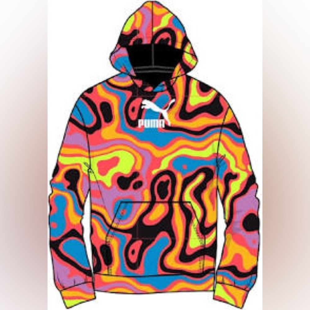 Puma Lava Print Hoodie